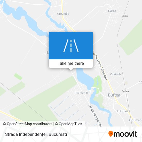 Strada Independenței map