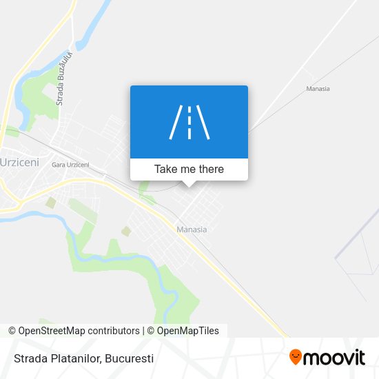 Strada Platanilor map