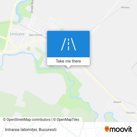 Intrarea Ialomiței map