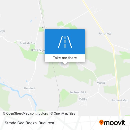 Strada Geo Bogza map