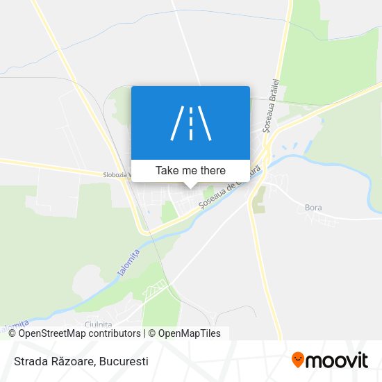 Strada Răzoare map
