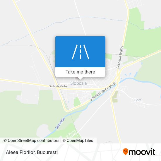 Aleea Florilor map