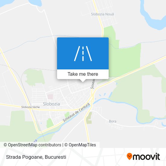 Strada Pogoane map