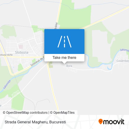 Strada General Magheru map