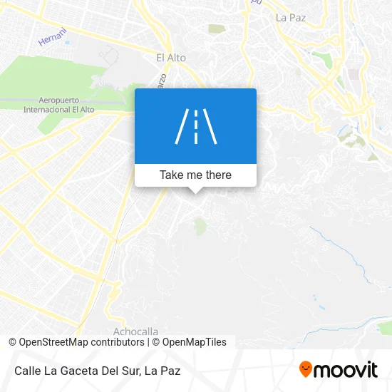 Mapa de Calle La Gaceta Del Sur