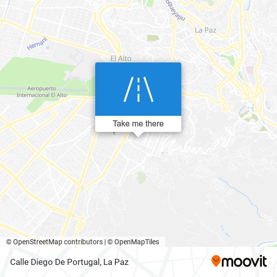 Calle Diego De Portugal map