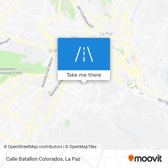 Calle Batallon Colorados map