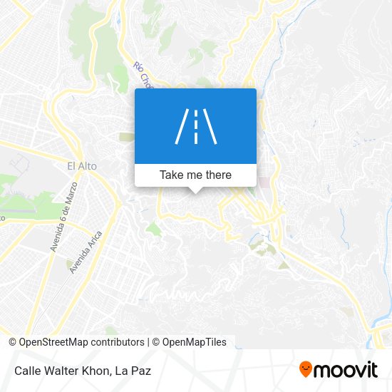 Mapa de Calle Walter Khon
