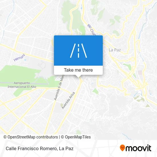 Mapa de Calle Francisco Romero