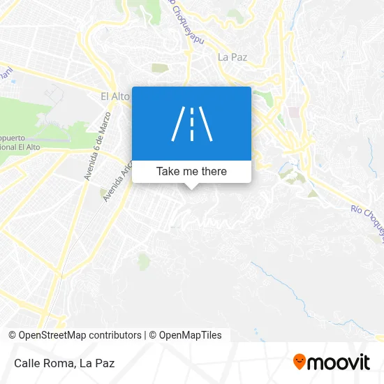 Mapa de Calle Roma