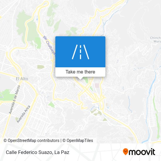 Mapa de Calle Federico Suazo