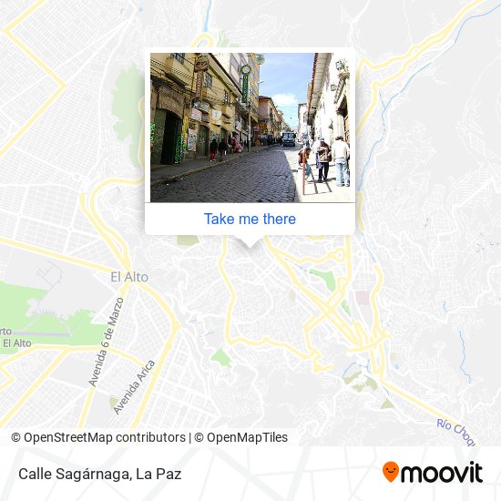 Mapa de Calle Sagárnaga