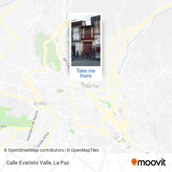 Calle Evaristo Valle map