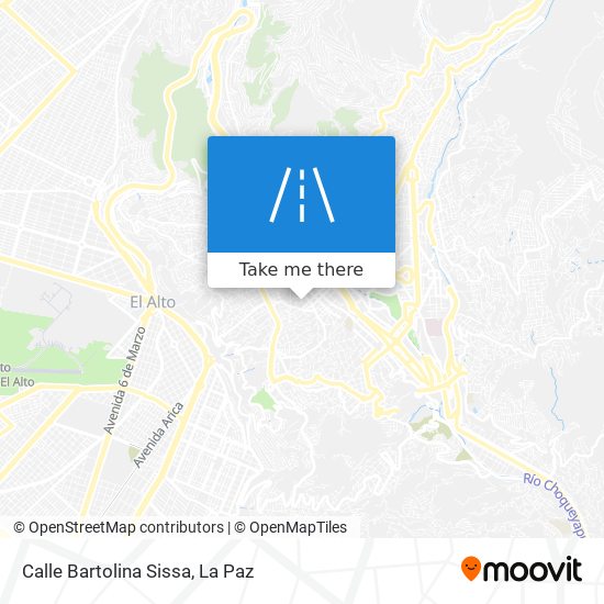 Calle Bartolina Sissa map
