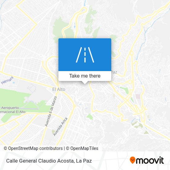 Calle General Claudio Acosta map