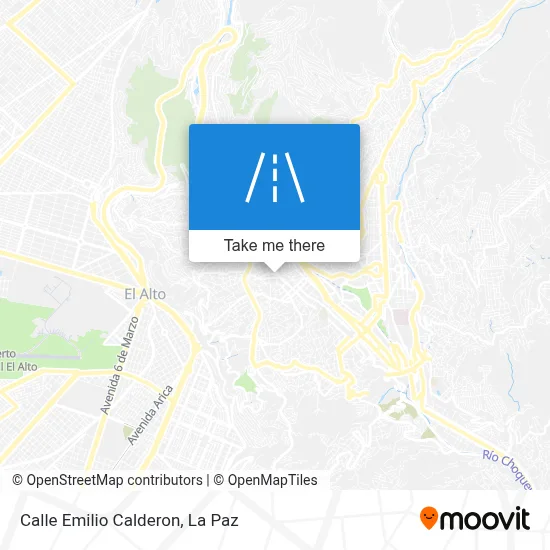 Mapa de Calle Emilio Calderon