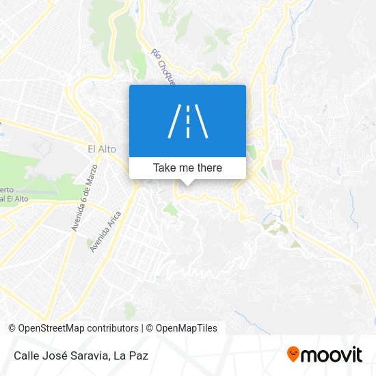 Calle José Saravia map