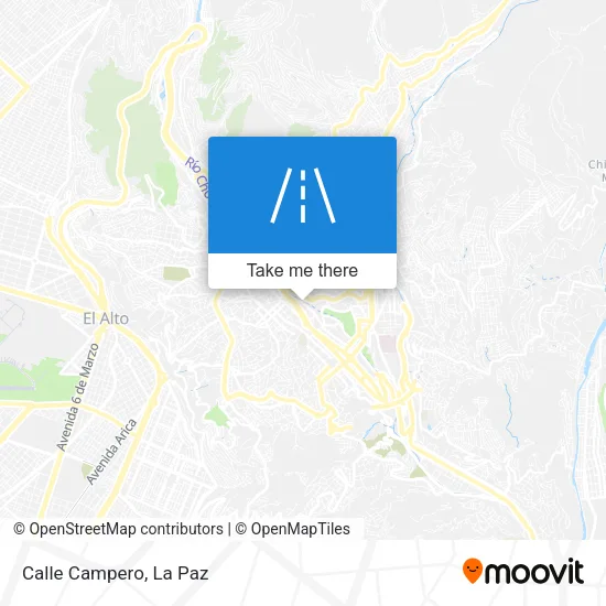 Calle Campero map