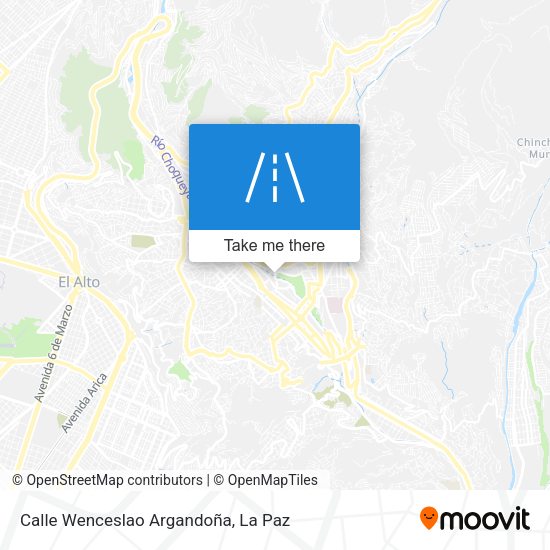 Mapa de Calle Wenceslao Argandoña