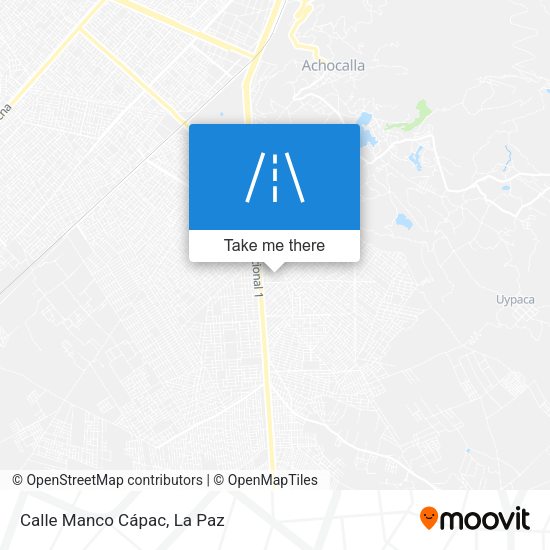 Mapa de Calle Manco Cápac