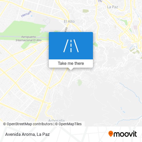 Avenida Aroma map