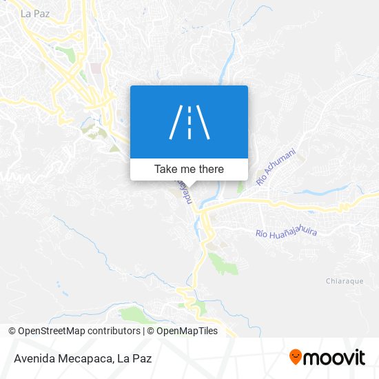 Avenida Mecapaca map