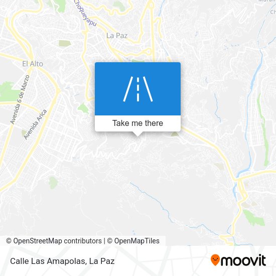 Mapa de Calle Las Amapolas