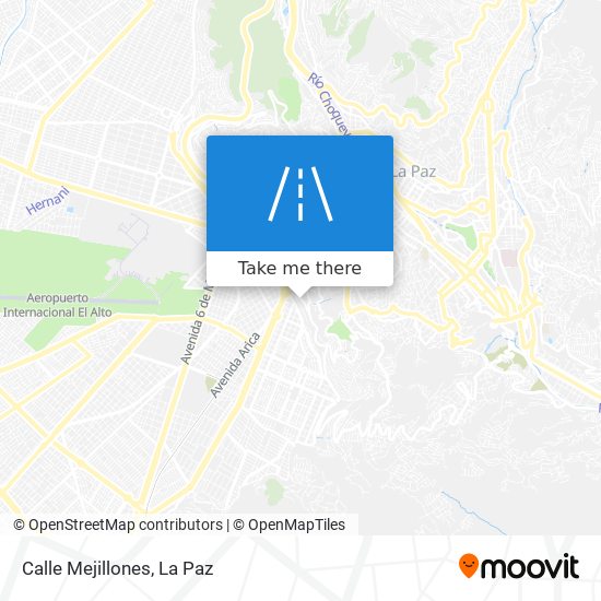 Calle Mejillones map