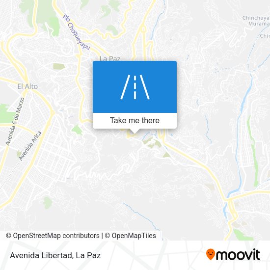 Mapa de Avenida Libertad