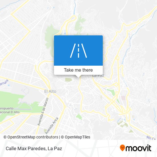 Calle Max Paredes map