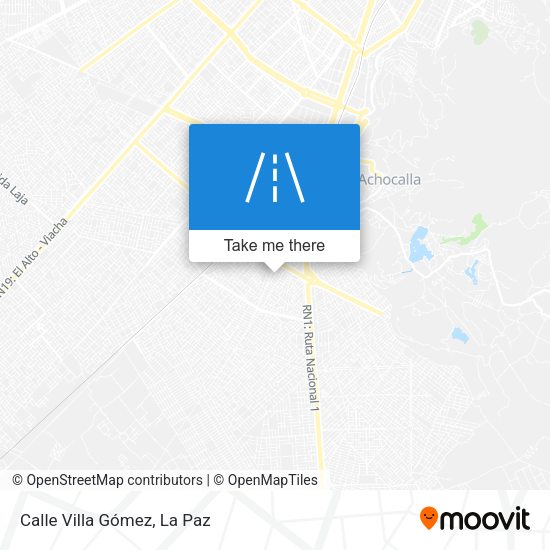 Calle Villa Gómez map