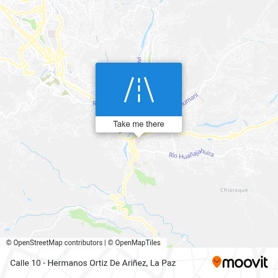 Mapa de Calle 10 - Hermanos Ortiz De Ariñez