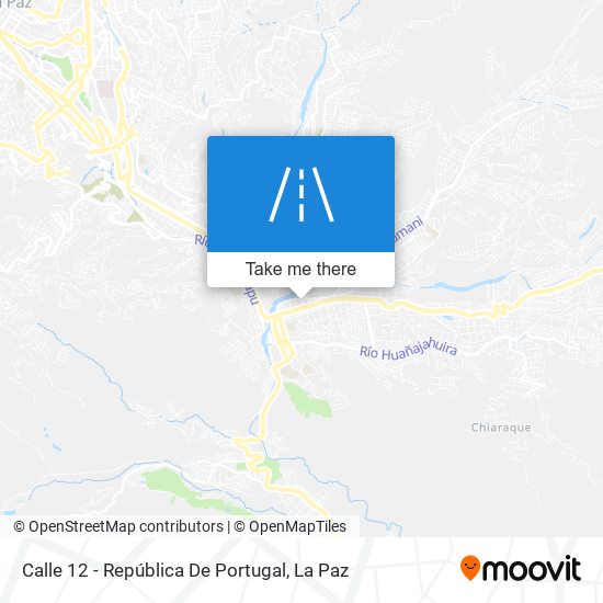 Calle 12 - República De Portugal map