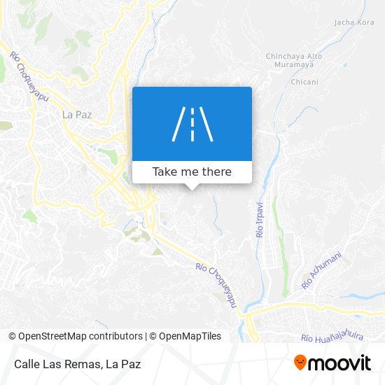 Mapa de Calle Las Remas