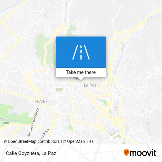 Mapa de Calle Goyzueta