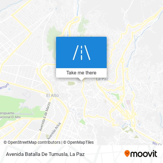 Avenida Batalla De Tumusla map
