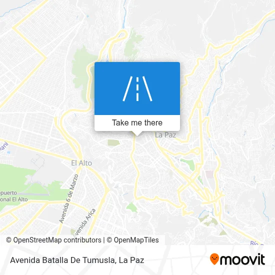 Mapa de Avenida Batalla De Tumusla