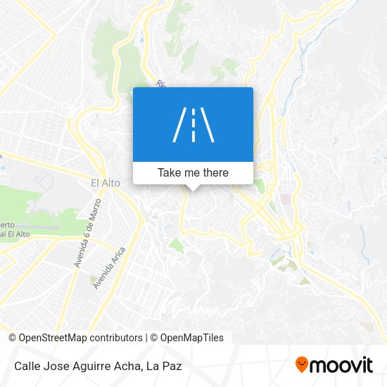 Calle Jose Aguirre Acha map