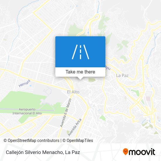 Mapa de Callejón Silverio Menacho