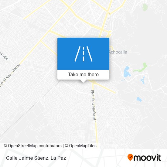 Mapa de Calle Jaime Sáenz