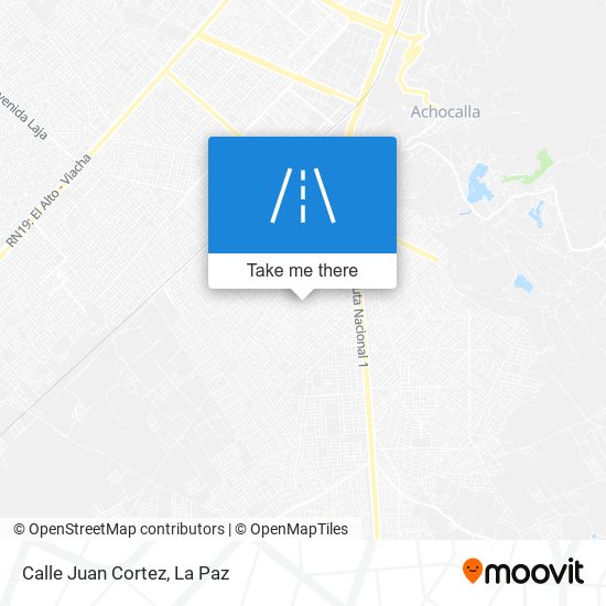 Mapa de Calle Juan Cortez