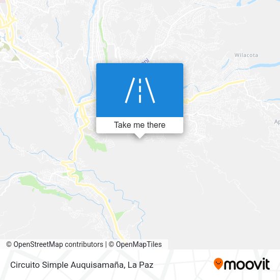 Mapa de Circuito Simple Auquisamaña