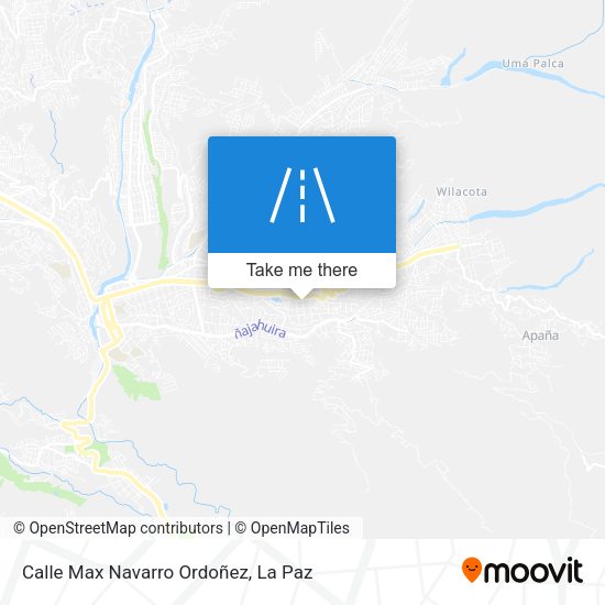 Mapa de Calle Max Navarro Ordoñez