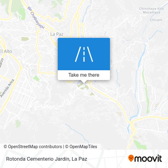 Mapa de Rotonda Cementerio Jardín