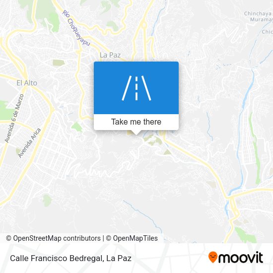 Mapa de Calle Francisco Bedregal
