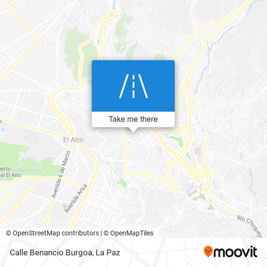 Calle Benancio Burgoa map