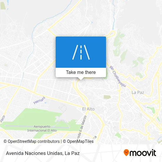 Mapa de Avenida Naciones Unidas