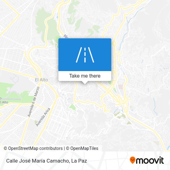 Calle José María Camacho map