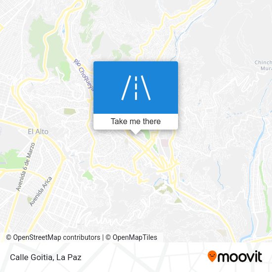 Mapa de Calle Goitia