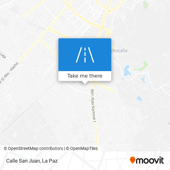 Calle San Juan map